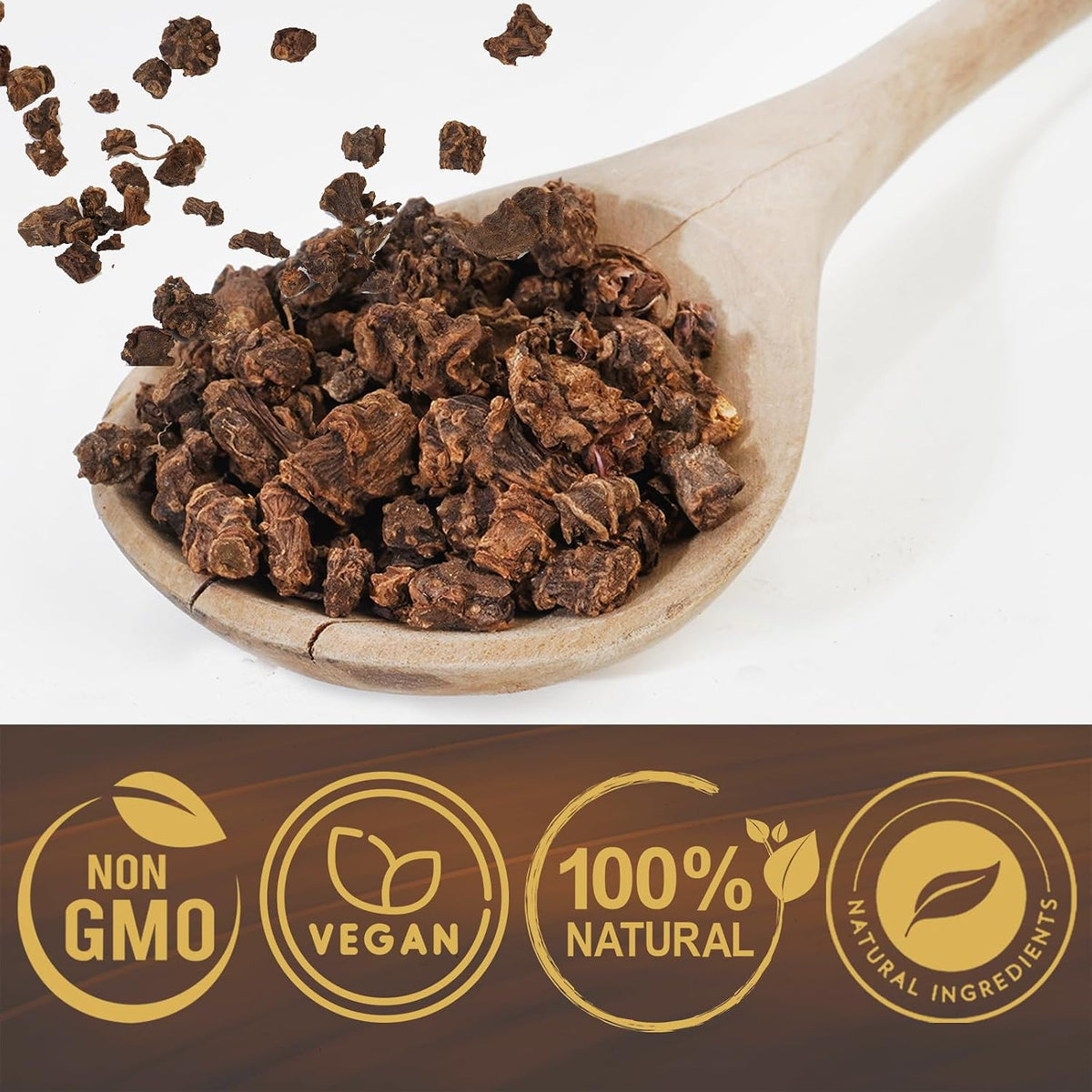 Cure Wid Pure Organic Valerian Root for Sleep 4oz - Cut & Sifted Loose Tea
