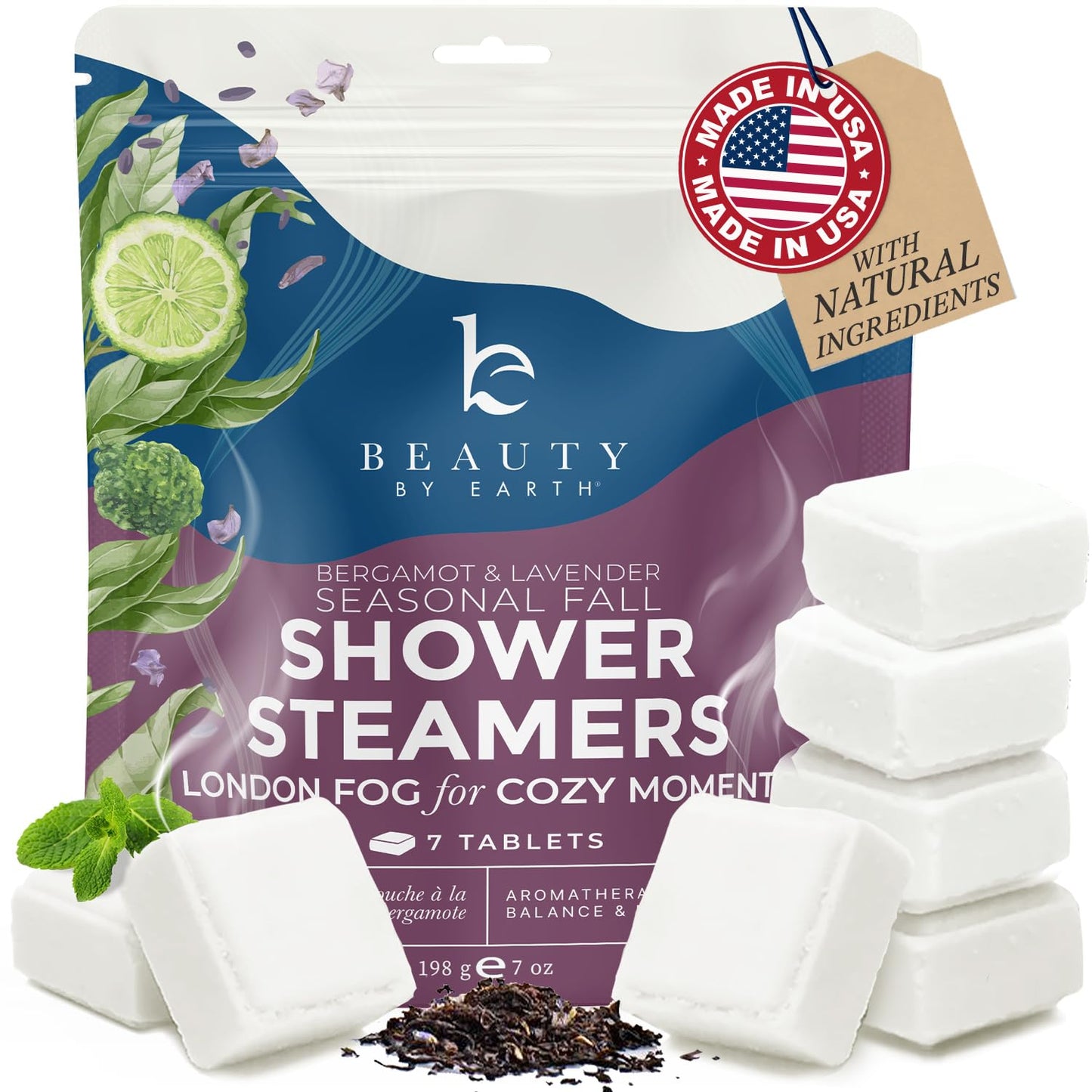 Shower Steamers Aromatherapy - USA Made with Natural Ingredients & Eucalyptus Essential Oil, Large Shower Bombs, Relaxation Spa Gifts for Women & Men, Unique Self Care Gifts