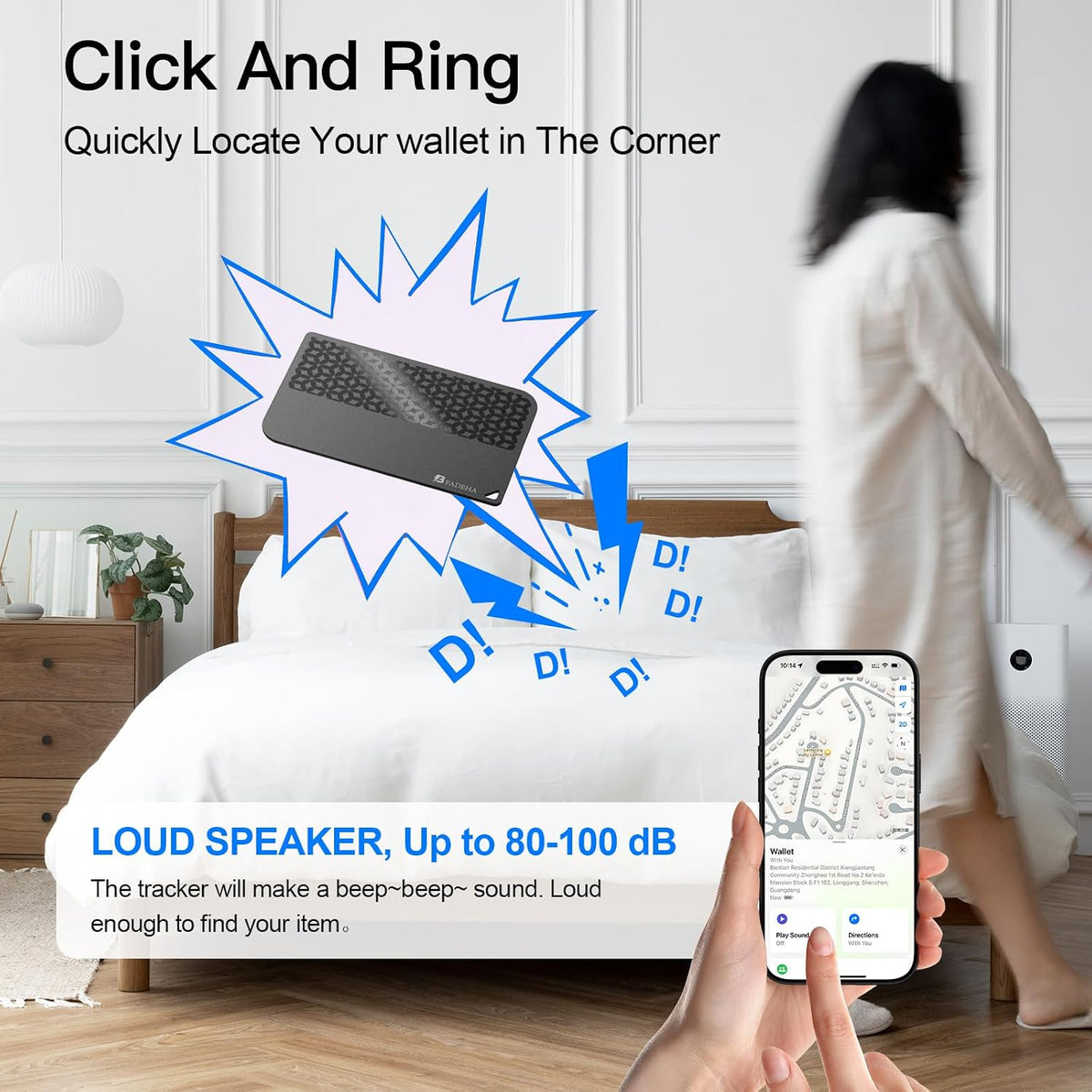 2026 Apple MFi Certified Wallet Tracker Smart Card for Find My