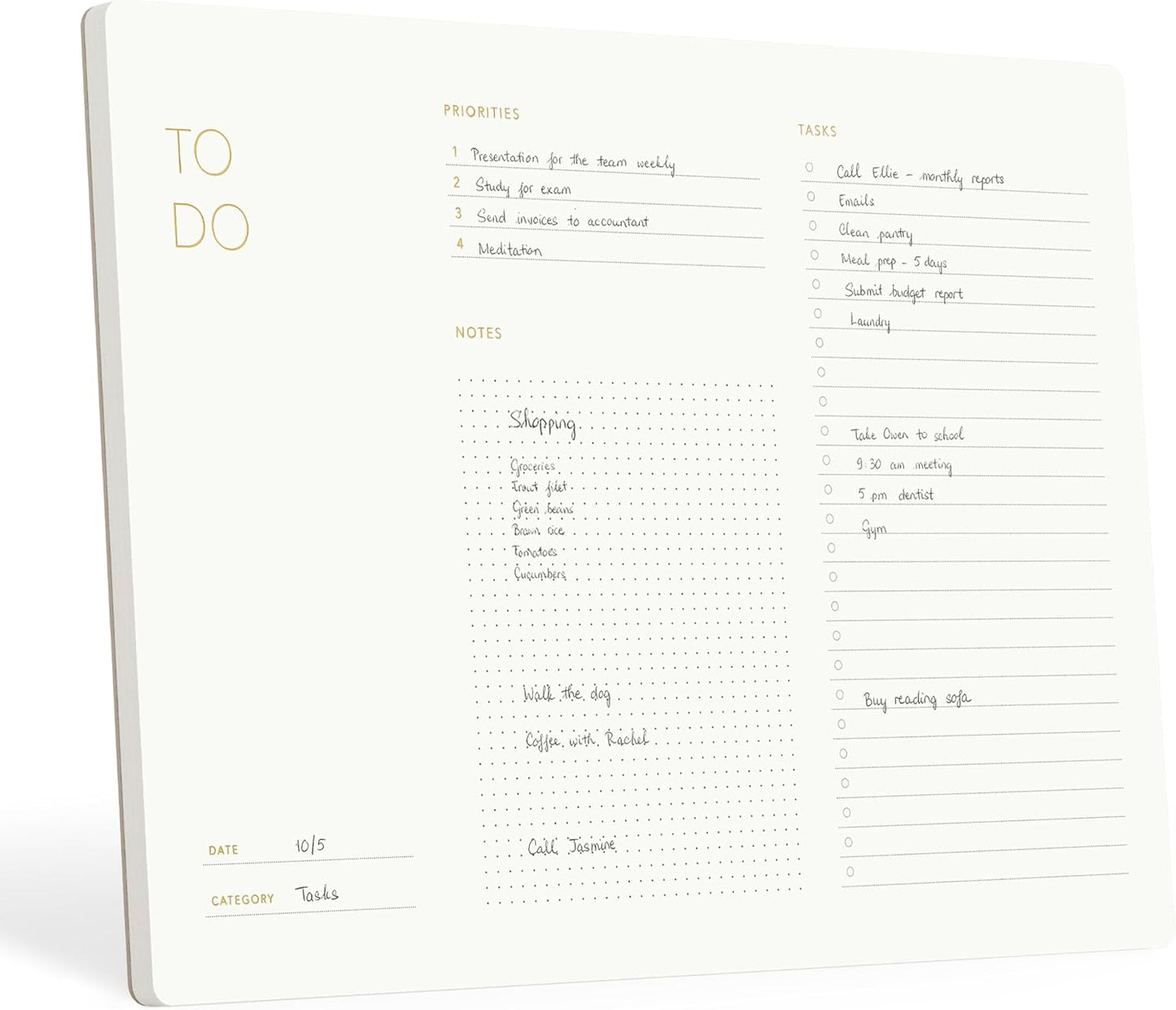 Daily Planner Notepad, A4, 52 Sheets, Undated,Time Blocking,Hourly Schedule