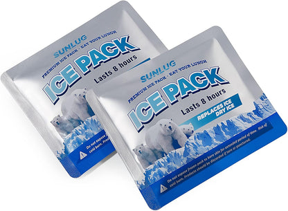 Cooler Ice Packs Reusable Ice Packs for Coolers Long Lasting Freezer Packs for Cooler Bag, Lunch Bags, Cooler Backpacks