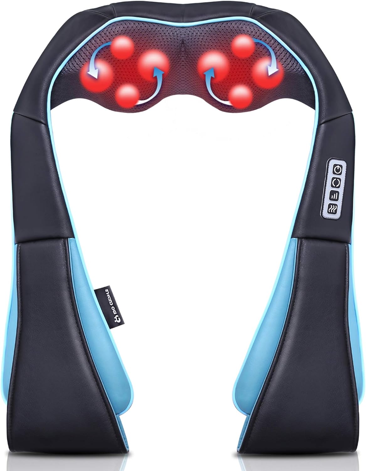 Mo Cuishle Women Men Gifts, Shiatsu Back Shoulder and Neck Massager with Heat, Electric Deep Tissue 4D Kneading Massage, Best Gifts for Mom Dad Wife Husband her Him, Christmas, Birthday (NOT Cordless)