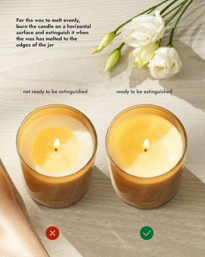 96NORTH Luxury Vanilla Soy Candles | Large 3 Wick Jar Candle | Up to 50 Hours Burning Time | 100% Natural Soy Wax | Relaxing Aromatherapy Aesthetic Candle | Housewarming Gift for Men and Women