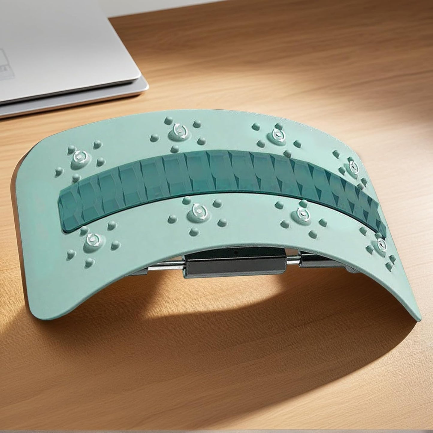 Back Stretcher Device, Multi-Level Back Support Adjustable, Spinal Board Massager with Curved Design, Stretching Equipment Tool Relieves Tension, for Daily Stretching and Relaxation