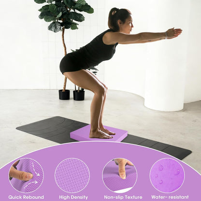 Balance Pad – Stability Trainer for Balance, Stretching, Physical Therapy, Exercise, Mobility, Rehabilitation and Core Training Non-Slip Closed Cell Foam Premium Balance Pad Knee Pad