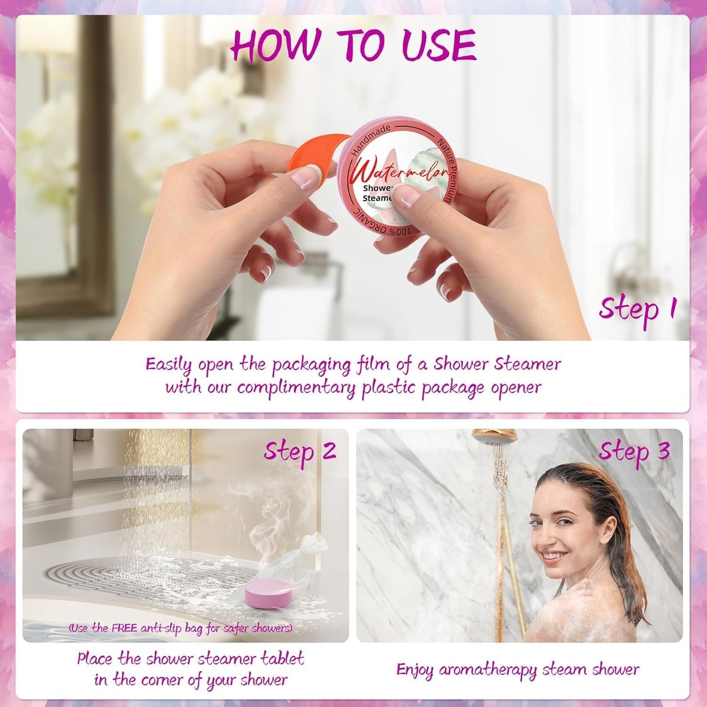 Shower Steamers Aromatherapy 8 Pack - Gifts for Women, Shower Bombs with Essential Oils, Self Care and Stress Relief Stocking Stuffers, Relaxation Birthday Gifts for Women and Men
