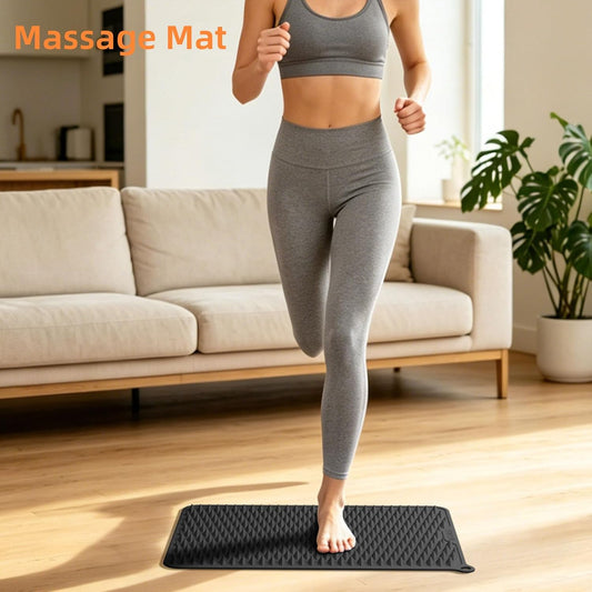 Acupressure Mat for Foot Massage, Silicone Foot Reflexology Mat