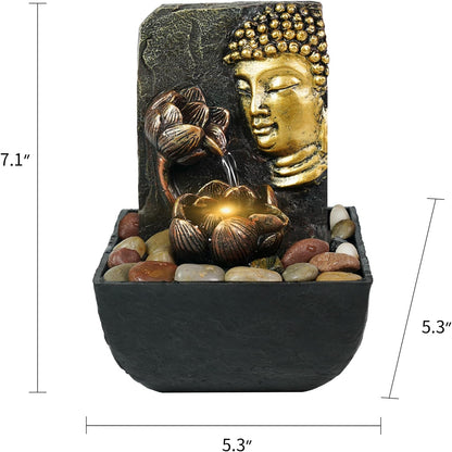 Ferrisland Resin LED Indoor Water Fountains