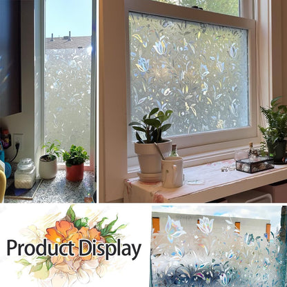 Bloss Blackout Window Film Privacy, 100% Sun Blocking Privacy Film for Glass, Removable Room Darkening Black Out Window Tint, Static Cling Frosted Glass Film (Black/Matte, 17.7" x 78.7")