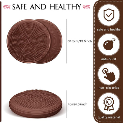 Libima 4 Pcs Wiggle Seat Inflated Wobble Cushion for Kids