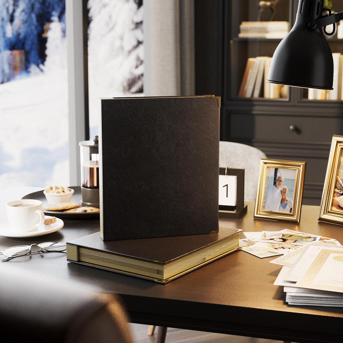 ABC life Important Document Organizer, Black