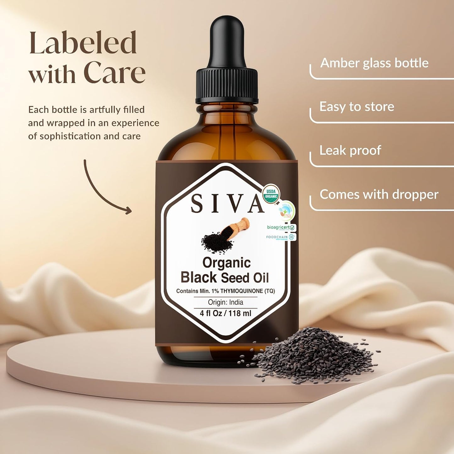 Siva Lavender Essential Oil, Huge Bottle, Large Size, 16 Fl Oz (473 ml)