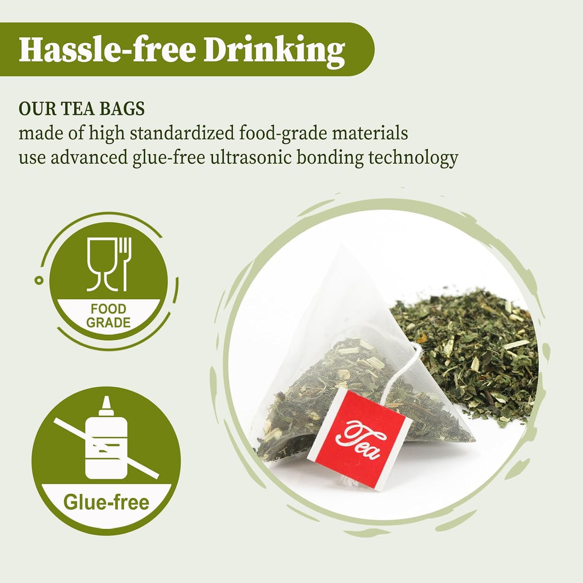 FullChea - Nettle Leaf Tea Bags, 25 Count, Stinging Nettle Tea