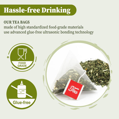 FullChea - Nettle Leaf Tea Bags, 25 Count, Stinging Nettle Tea