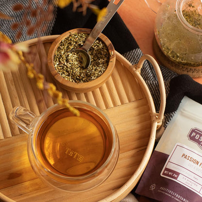 Organic Positively Botanicals Company, Passion Flower Herbal Tea Bags, 20 Count