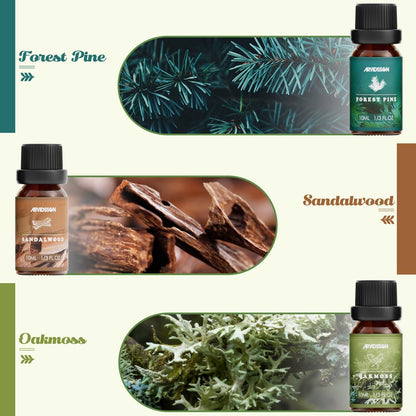 ARVIDSSON Floral Essential Oils Set, Natural Flower Essential Oil Gift for Women - Rose, Gardenia, Cherry Blossom, Honeysuckle, Lilac, Blue Lotus, Scented Oil for Diffuser, Valentines Day Gift for Her