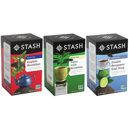 Stash Tea Soothing Herbal Tea 6 Flavor Variety Pack, 6 Boxes With 18-20 Tea Bags Each