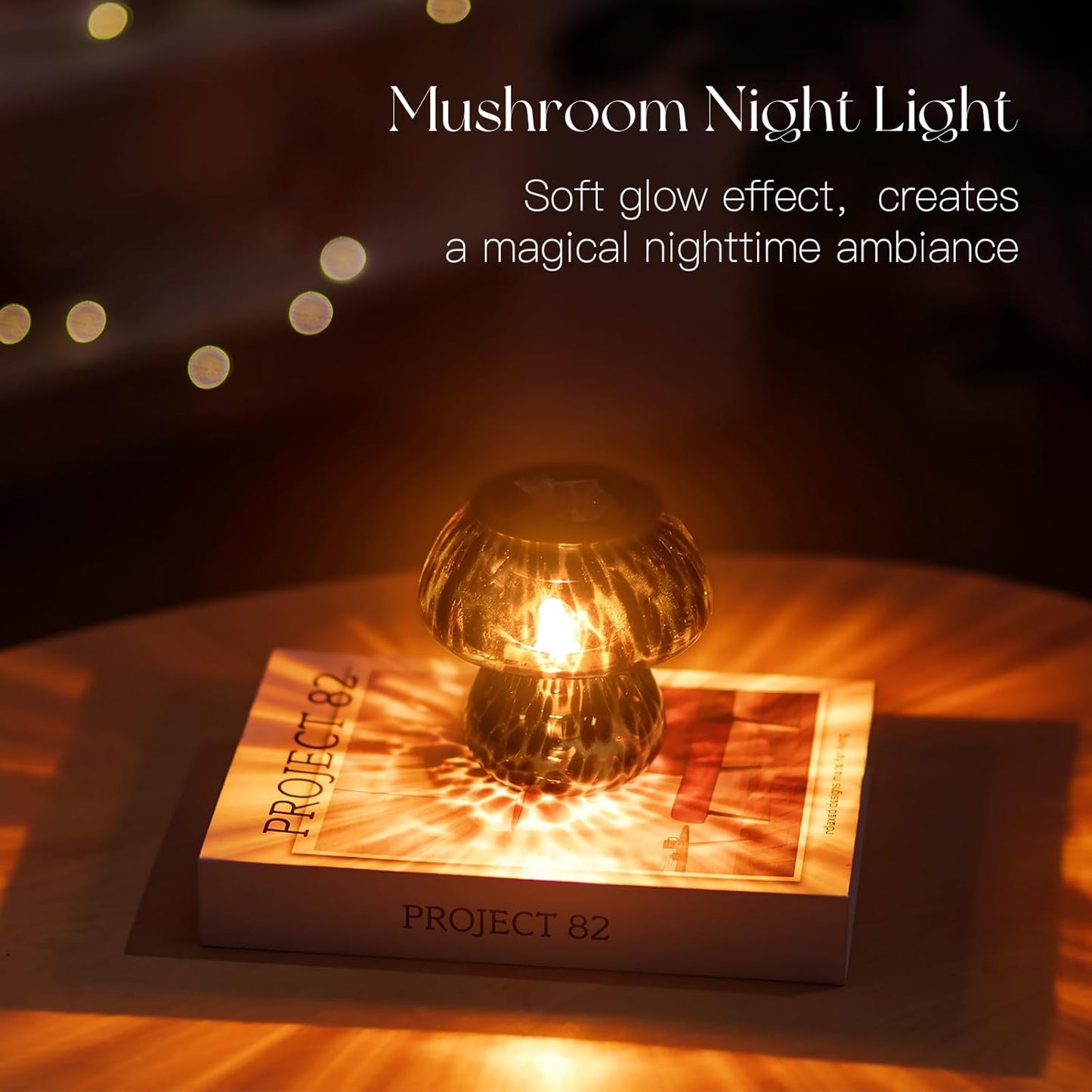 Candeldo Mushroom Wax Melt Warmer: Wax Melter Warmer with Timer Cute Melter Fragrance Candle Lamp Home Decor Mothers Day Birthday Gift for Women