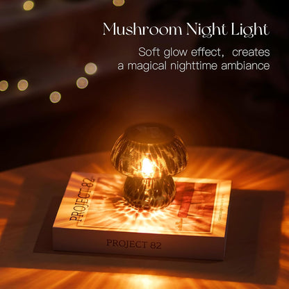 Candeldo Mushroom Wax Melt Warmer: Wax Melter Warmer with Timer Cute Melter Fragrance Candle Lamp Home Decor Mothers Day Birthday Gift for Women