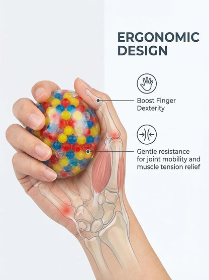 Crunchy Squishy Stress Ball Toys, Sensory Squishy Toys, Squeeze Balls Fidget Toys for Adults,Grape Noisy Squishy Ball for Relieve Stress. 1 Pack