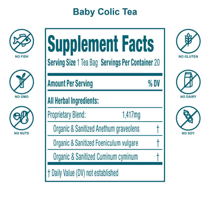 Secrets of Tea Fennel & Chamomile Herbal Tea - Caffeine-Free Organic Blend - 20 Tea Bags (Labeling May Vary)