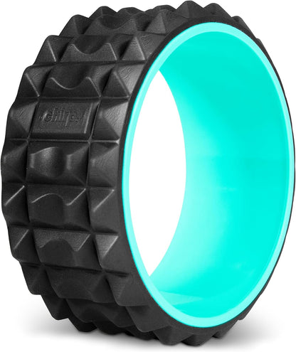 Chirp Wheel XR 3P Massage Roller Set - 10” Acupressure, 6” Knot-Kneading Thumb, 4” Neck & Headache Tension Relief, High Density Foam Massage Rollers for Back & Neck Pain, 500lbs Capacity, Black