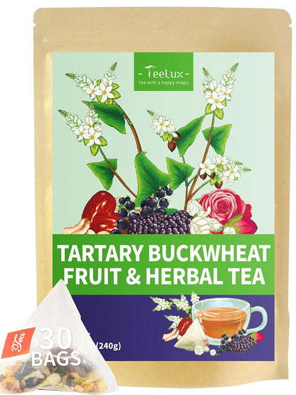 TeeLux Chamomile Tea Bags, 1.5g/bag, Pure Natural Chamomile Flowers Herbal Tea, Caffeine Free, 100 Count