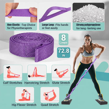 Slant Board for Calf Stretching, 5 Adjustable Angles Incline Board for Squat Wedge, 480 lbs Weight Capacity Calf Stretch Yoga Foam Wedge for Exercise, Squat, Ankle Mobility & Physical Therapy