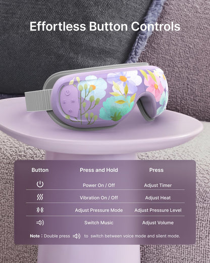 RENPHO Eyeris 3 Eye Massager with Heat and Cooling, Massaging Eye Mask