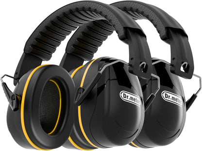 Dr.meter Ear Protection Ear Muffs, Noise Cancelling Headphones for Adults Kids 31dB Earmuffs for Noise Reduction, Hearing Protection for Shooting Gun Range, Mowing, Monster Jam, Sensory, Fireworks