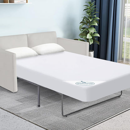 SPRINGSPIRIT Full Size Waterproof Mattress Protector, Full Mattress Cover Pad Waterproof with Deep Pocket up to 14’’, Bed Fitted Sheet
