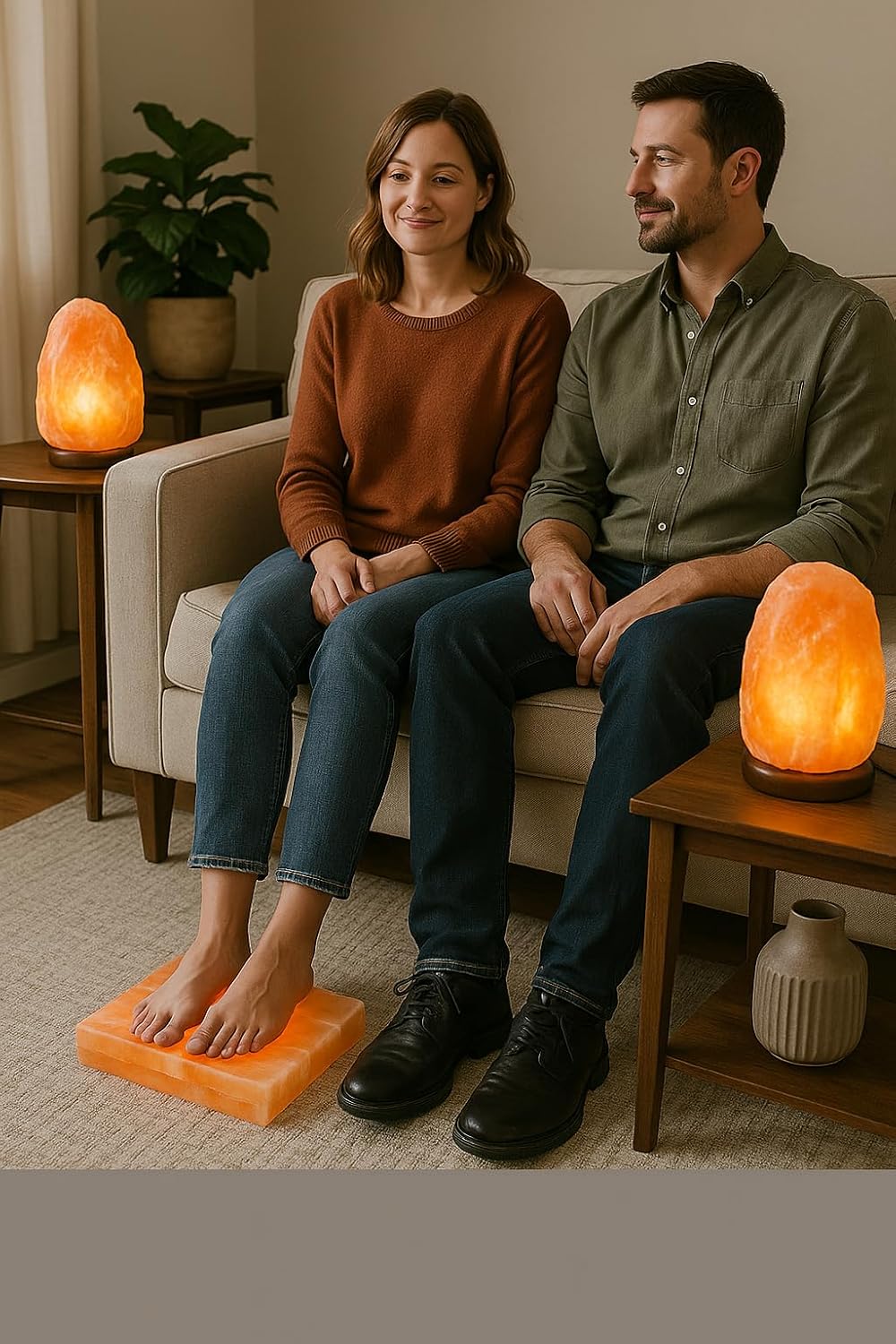 Himalayan Salt Lamp 40-50lbs with Cord – Extra-Large Hand-Carved Salt Rock Lamp for Home & Office Décor – Majestic, Soothing Ambiance Great Gift