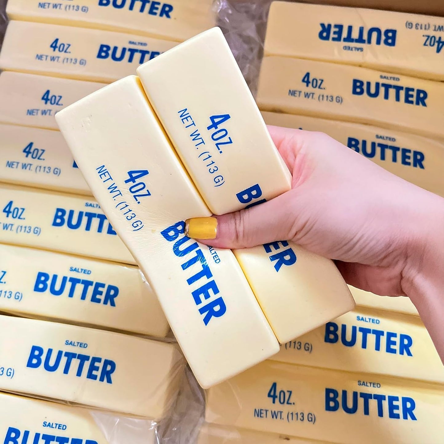 Butter Slow Rising Squishy，Squishy Toy,Dumpling Stress Balls，PU Materia Fidget Toy for Office or Party Favor
