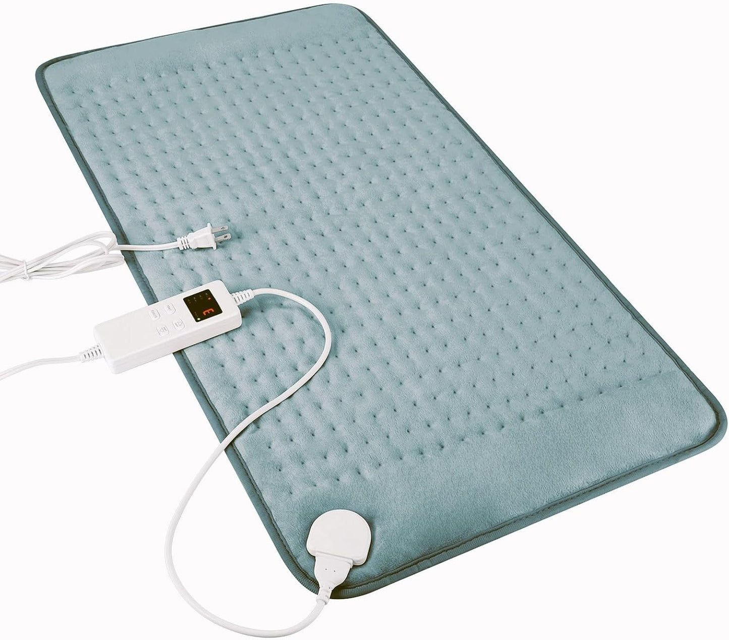 Heating Pad for Period Cramps, Heating Pad for Back/Neck/Shoulder Muscle Pain, 6 Heating & 4 Timer Setting, Auto Shut Off, Dry/Moist Heat & Machine Washable, Birthday Christma s Gifts for Women Mom