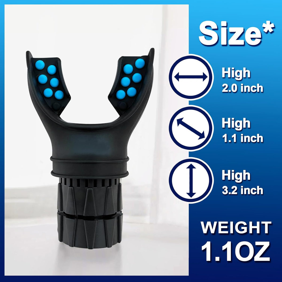 Lung Trainer, Breathing Exercise Device for Lungs, Adjustable Resistance Breathing Trainer for Respiratory Muscle Training | Boost Endurance Performance and Respiratory Fitness