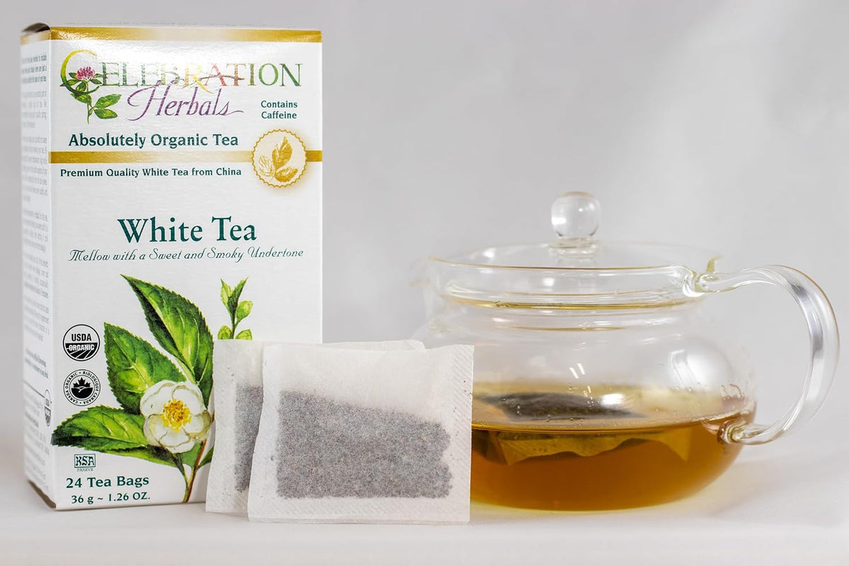 Celebration Herbals Organic Herbal White Tea - 24 Herbal Tea Bags