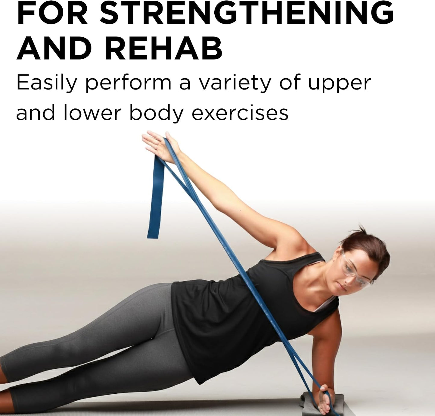 THERABAND CLX Resistance Band with Loops, Fitness Band for Home Exercise and Workouts