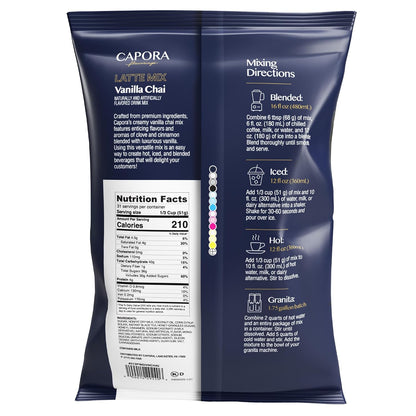 Capora 3.5 lb. Vanilla Chai Latte Mix