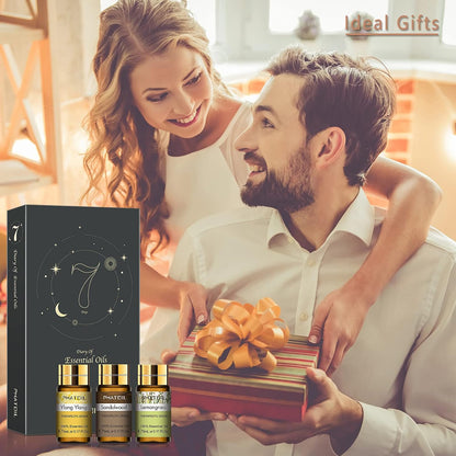 PHATOIL 15PCS Essential Oils Gift Set - Premium Quality 100% Natural Pure Essential Oils for Aromatherapy Diffuser Yoga Home Office Soap Candle Making- 5ml/Bottle