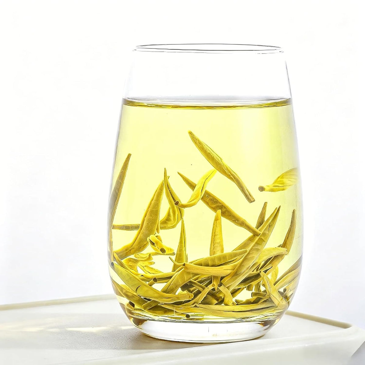 NASLAPH Silver Needle White Tea, 3.53 Oz Loose Leaf White Tea with Premium Craft, Yunnan Bai Hao Yin Zhen, Refreshing Chinese White Silver Tip Tea Leaves Perfect for Cold Brewing