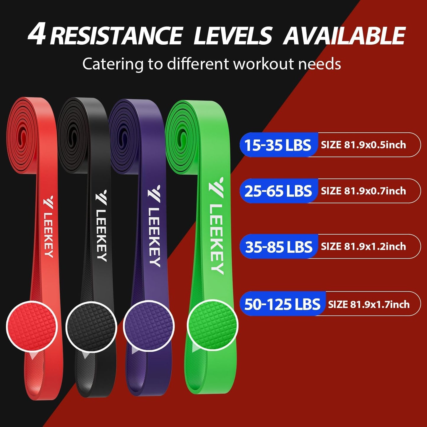 Resistance Bands for Pull Up Assist, Stretch Bands & Exercise Workout Set