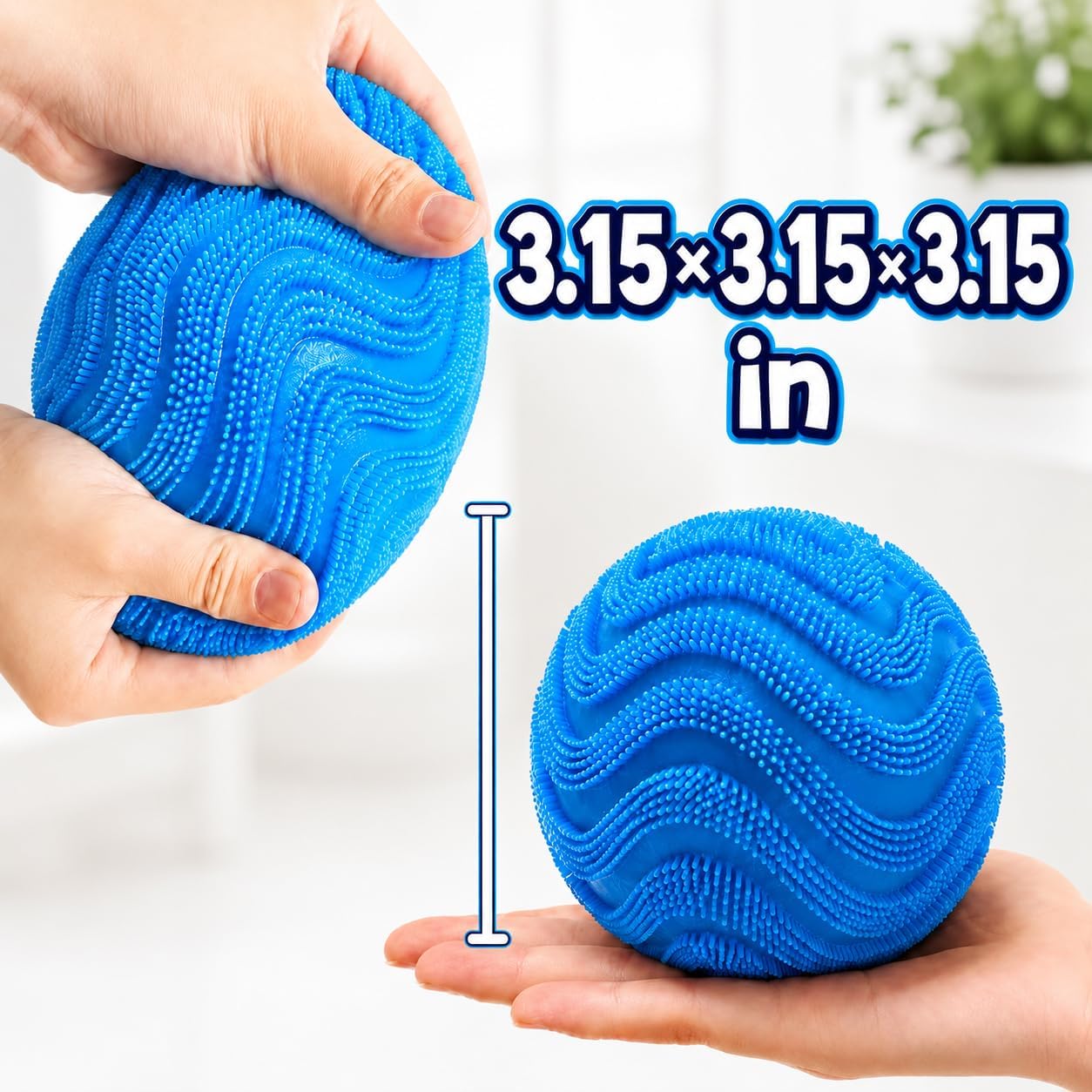 Fuzz Ball Squishy, Stress Balls for Adults Slow Rise Squishies Soft Sensory Fuzz Balls Adults Anxiety Stress Relief Toys,Stress Relief Toy for Relaxation,Office Desk Decor (Pink)