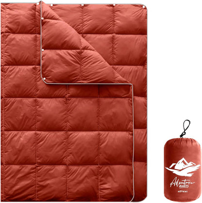 Mini Camping Blanket Lightweight Puffy Camp Blanket