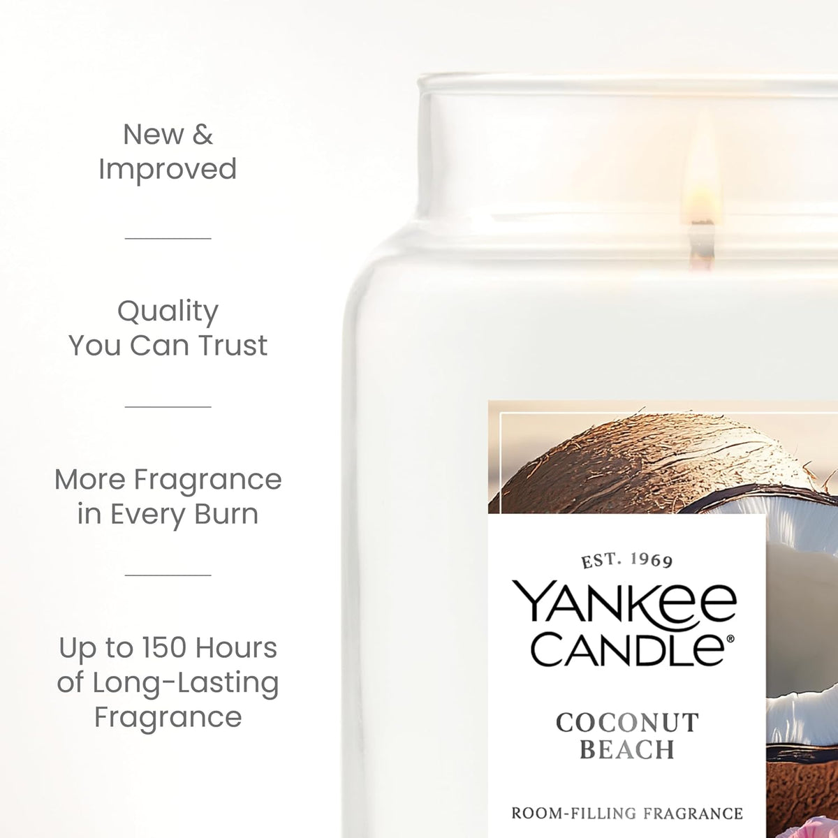 Yankee Candle Pink Sands Scented Candle, 22oz Large Jar