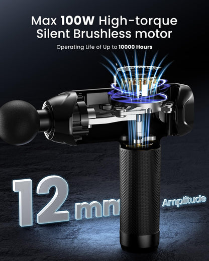RENPHO Active Thermacool 2 Massage Gun with Heat and Cold, [2026 Upgraded] Handheld Percussion Deep Tissue Neck Back Muscle Massager, FSA Approved Gifts for Men Him Athletes Women Her HSA