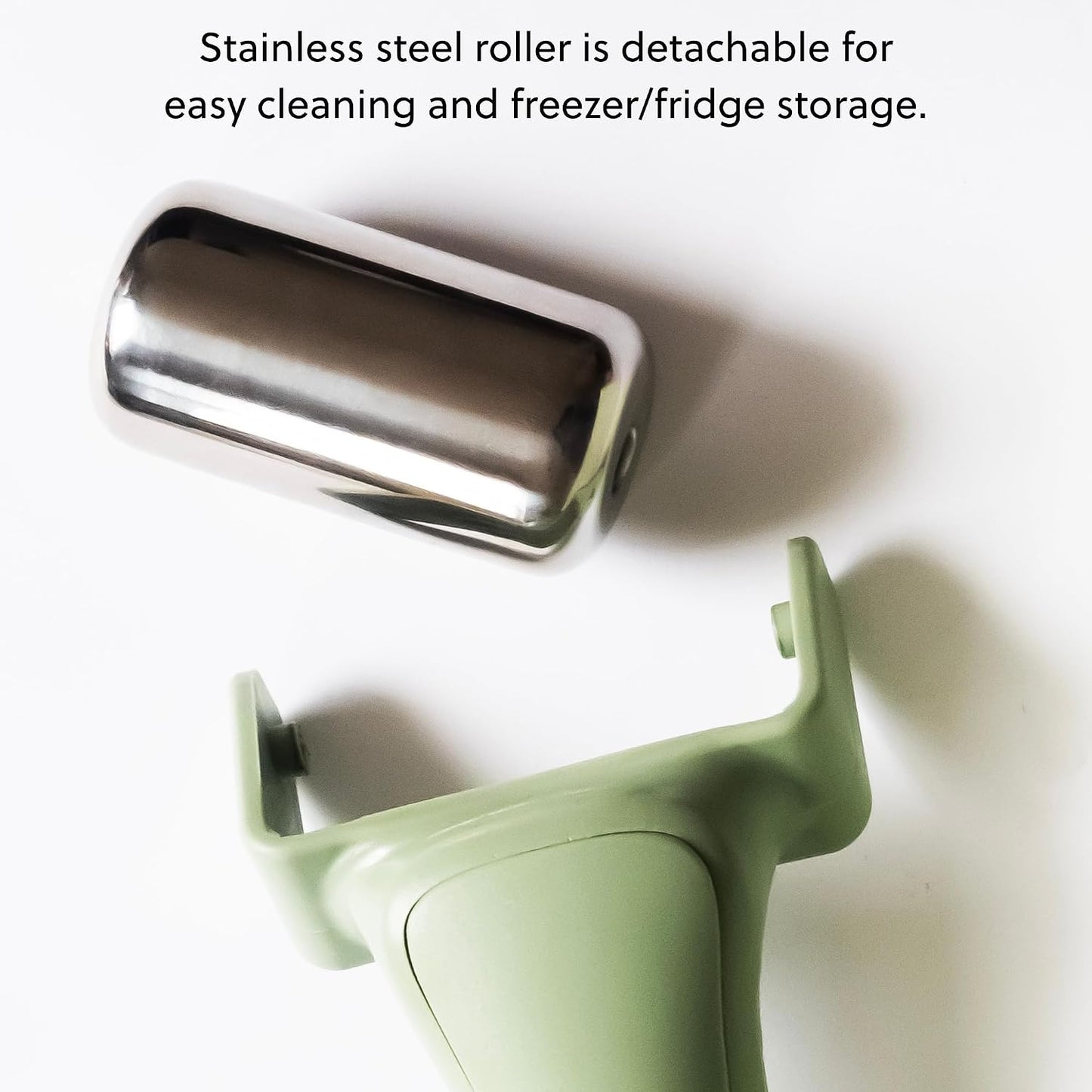 Ice Roller for Face & Body | Target Puffiness, Redness & Firm Skin | Stainless Steel Roller for Long-Lasting Cooling