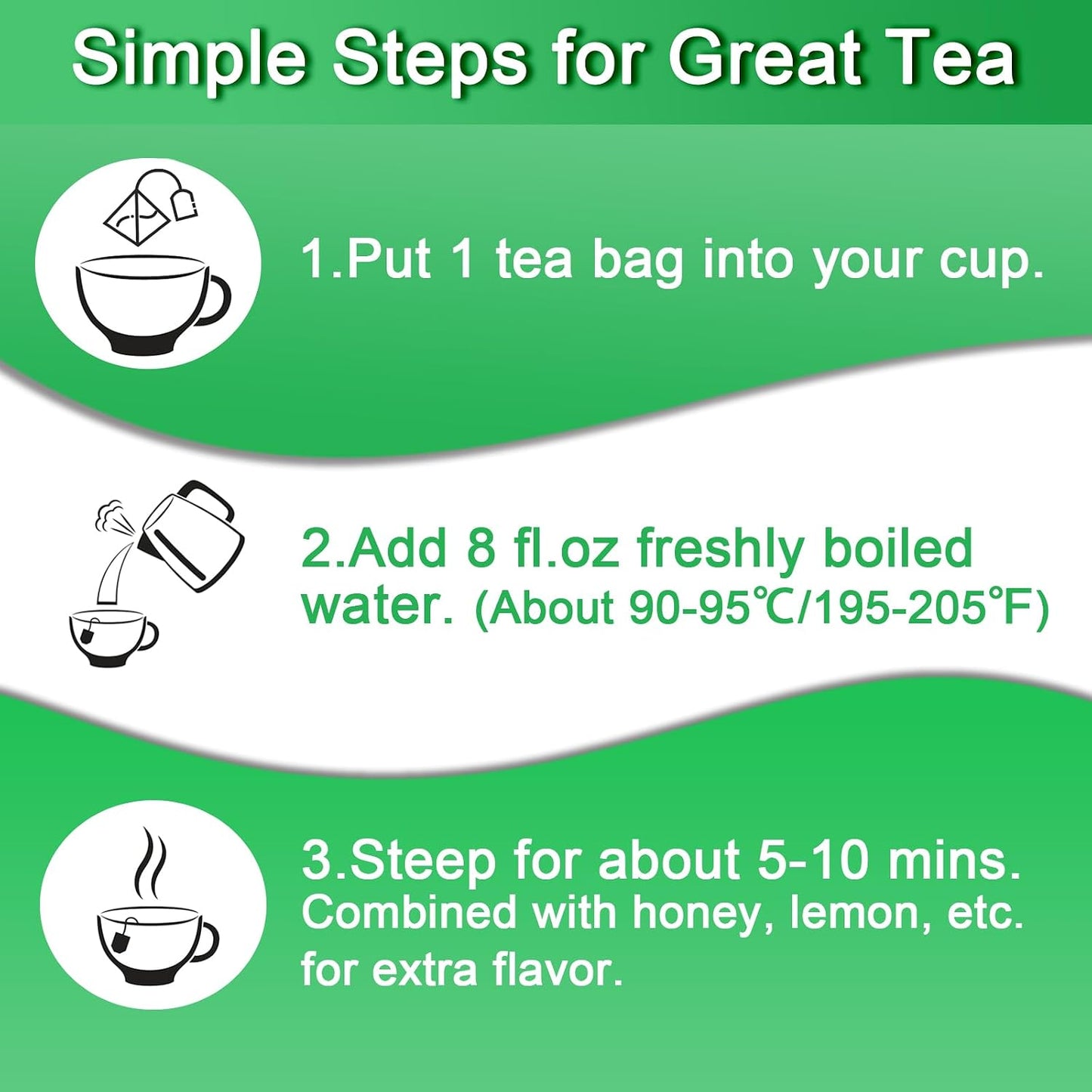 FullChea - Rooibos Tea Bags, 60 Counts - Premium South African Natural Rooibos - Non-GMO - Caffeine-Free - Antioxidant-Rich & Supports Digestion