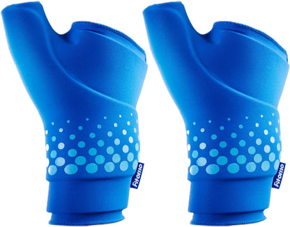 Thumb & Wrist Ice Pack Wrap, Thickened Ice Gel Pad, Ergonomic Fit, Long Lasting Cold & Warm for Carpal Tunnel Relief, Arthritis, Computer Overuse Injuries, Post-Surgery, Post-Workout, Size S/M