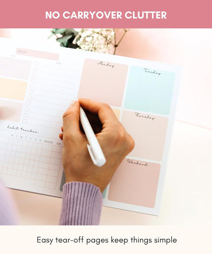 Lamare Weekly Planner Notepad – Premium Undated Weekly To Do List Notepad