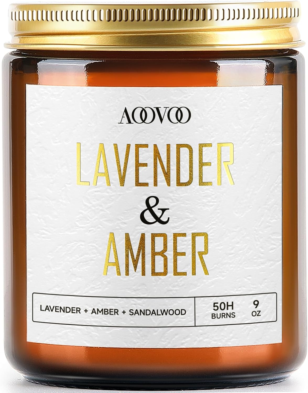 AOOVOO Coconut Vanilla Candles - 9 oz Scented Candles, Aromatherapy Candle, Soy Candle for Home Scented